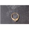 Image 6 : ^14K Gold & Diamond Ring - Size 7 - 2.63g