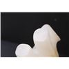 Image 3 : Indigenous Alabaster Carved Stone Polar Bear - 7" x 4"
