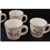 Image 4 : "The Huntsman" Salt & Pepper Shakers, (2) Ducks Unlimited Shot Glasses, (4) Salem China Coffee Mugs 