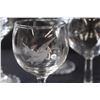 Image 2 : Sea Shell Artisan Wine Glass, (6) Canadian Goose Wine Glasses, (2) Spiral Crystal Wine Glasses