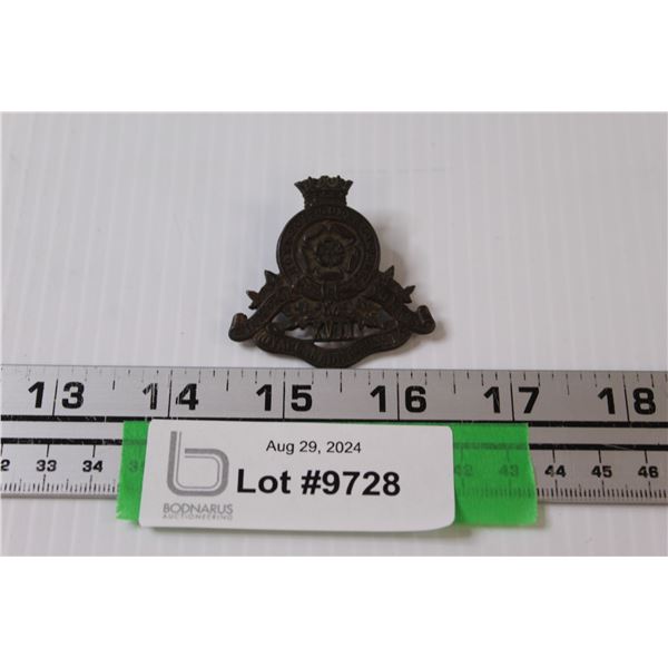 World War 2 Royal Canadian Hussers Police Badge - Duke of York's XVII