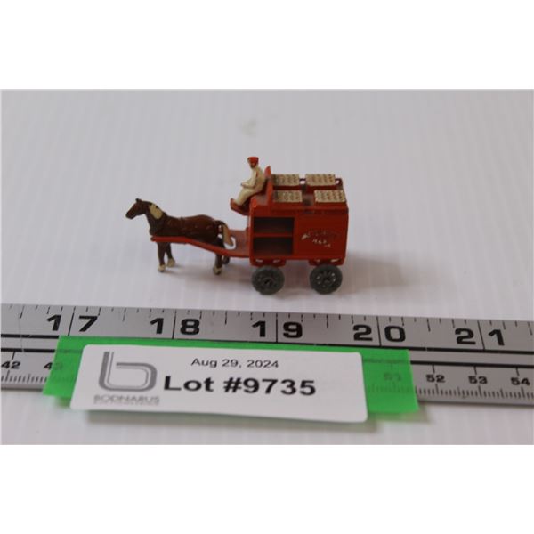 Die Cast Lesney Horse Drawn Milk Wagon - 1954