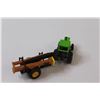 Image 4 : Die Cast Majorette Tractor & Log Trailer Set