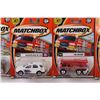 Image 3 : (6) Matchbox Die Cast: Dozer, Firetruck, Ford, Misc.