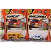 Image 3 : (6) Matchbox Die Cast: Bus, Police, Firetruck, Misc.