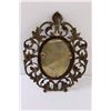 Image 4 : Antique Mirror w/ Metal Frame - 11" x 9"