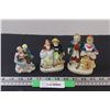 Image 1 : (4) French Style Porcelain Figurines Made in Occupied Japan