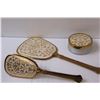 Image 2 : (6) Pieces of Ladies Brush & Comb Set/Vanity Set