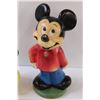 Image 2 : Vintage Mickey Mouse Lot: Coin Bank & Babies Bobble Toy