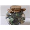 Image 2 : Jar of Marble Shooters & Bicks Jar of Marbles
