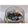 Image 4 : Jar of Marble Shooters & Bicks Jar of Marbles