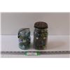 Image 1 : Jar of Marble Shooters & Nabob Glass Jar of Marbles