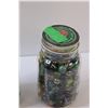 Image 3 : (2) Jars of Marbles