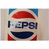 Image 2 : Vintage Pepsi Vending Machine Decal - 6Ft x 23" - Has Been Rolled For A While, Will Need a Stretch
