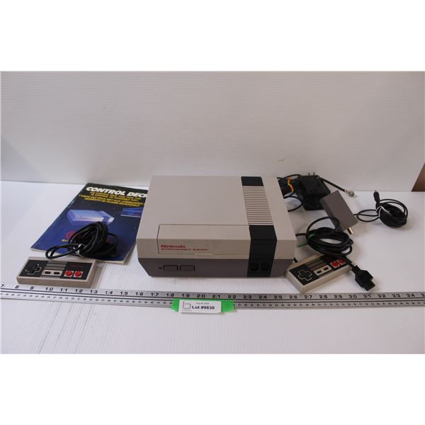 Nintendo NES Video Game System w/ Controllers & Power Cord - Untested