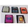 Image 2 : (5) Atari Video Game: Dolphin, Reactor, Starmaster, Megamania, Commando