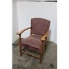 *Vintage Upholstered Chair - 33.5