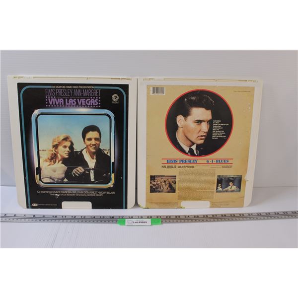 (2) Elvis Presley Records Video Discs: Viva Las Vegas & GI Blues