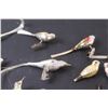 Image 3 : (12) Vintage Bird Christmas Tree Ornaments w/Clips, Some Wear