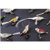 Image 5 : (12) Vintage Bird Christmas Tree Ornaments w/Clips, Some Wear