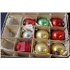Image 2 : (2) Vintage Christmas Glass Ornaments in Boxes