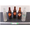 (5) Vintage Glass Pop Bottles: Crush