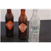 Image 2 : (5) Vintage Glass Pop Bottles: Crush