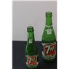 Image 2 : (4) Vintage Glass Pop Bottles: 7Up & Ginger Beer