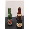 Image 3 : (4) Vintage Glass Pop Bottles: 7Up & Ginger Beer