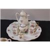 Image 4 : (2) Floral Style Miniature Tea Sets
