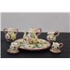 Image 2 : (2) White & Floral Miniature Tea Sets