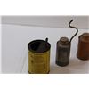 Image 2 : (4) Antique Small Oil Cans