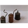 Image 3 : (4) Antique Small Oil Cans