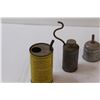 Image 2 : (4) Antique Small Oil Cans