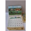 Image 2 : (3) Antique  Calendars: Massey Ferguson 1963 - Kyle Sask., Religious 1953 & 1948