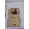 Image 4 : (3) Antique  Calendars: Massey Ferguson 1963 - Kyle Sask., Religious 1953 & 1948
