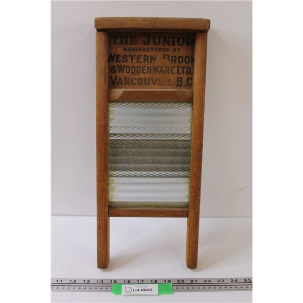 "The Junior" Western Broom & Woodenware Wash Board - 18" x 8"