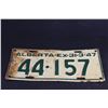 Image 2 : (2) Alberta License Plates - 1947 and 1942