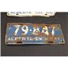 Image 3 : (2) Alberta License Plates - 1951 and 1966