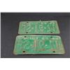 Image 4 : (2) Alberta License Plates - Pair of 1968
