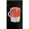 Image 1 : RED CANDY STRIPE, C-HANDLE FIREKING MUG