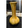 Image 1 : BLUE MOUNTAIN POTTERY, YELLOW, DRIP GLAZE, 8 ½" TALL