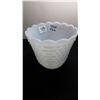 Image 5 : FIRE KING, OVENWARE, HOBNAIL, MILK GLASS VASE
