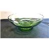 Image 1 : EO BRODY GREEN SCALLOPED EDGED BOWL