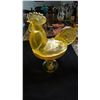 Image 2 : 9" TALL YELLOW ROOSTER, COVERED CANDY DISH
