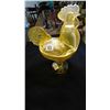 Image 4 : 9" TALL YELLOW ROOSTER, COVERED CANDY DISH