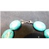 Image 5 : 18" LUC TURQUOISE BEAD NECKLACE 925 CLASP