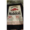 Image 1 : MOBILE OIL, TIN REPRO SIGN, 8 X 12"