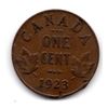 Image 1 : 1923 1 CENT F, KEY DATE, SMALL CENT