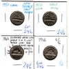 Image 1 : 4- 5 CENT NICKEL ERRORS